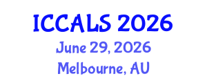 International Conference on Communication and Linguistics Studies (ICCALS) June 29, 2026 - Melbourne, Australia International Conference on Communication and Linguistics Studies (ICCALS) June 29, 2026 - Melbourne, Australia