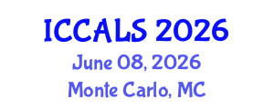 International Conference on Communication and Linguistics Studies (ICCALS) June 08, 2026 - Monte Carlo, Monaco International Conference on Communication and Linguistics Studies (ICCALS) June 08, 2026 - Monte Carlo, Monaco