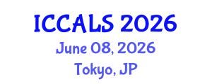 International Conference on Communication and Linguistics Studies (ICCALS) June 08, 2026 - Tokyo, Japan International Conference on Communication and Linguistics Studies (ICCALS) June 08, 2026 - Tokyo, Japan