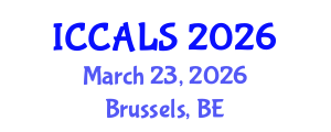 International Conference on Communication and Linguistics Studies (ICCALS) March 23, 2026 - Brussels, Belgium International Conference on Communication and Linguistics Studies (ICCALS) March 23, 2026 - Brussels, Belgium