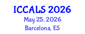 International Conference on Communication and Linguistics Studies (ICCALS) May 25, 2026 - Barcelona, Spain International Conference on Communication and Linguistics Studies (ICCALS) May 25, 2026 - Barcelona, Spain