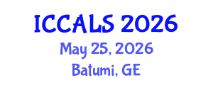International Conference on Communication and Linguistics Studies (ICCALS) May 25, 2026 - Batumi, Georgia International Conference on Communication and Linguistics Studies (ICCALS) May 25, 2026 - Batumi, Georgia
