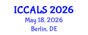 International Conference on Communication and Linguistics Studies (ICCALS) May 18, 2026 - Berlin, Germany International Conference on Communication and Linguistics Studies (ICCALS) May 18, 2026 - Berlin, Germany