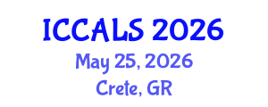 International Conference on Communication and Linguistics Studies (ICCALS) May 25, 2026 - Crete, Greece International Conference on Communication and Linguistics Studies (ICCALS) May 25, 2026 - Crete, Greece