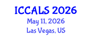 International Conference on Communication and Linguistics Studies (ICCALS) May 11, 2026 - Las Vegas, United States International Conference on Communication and Linguistics Studies (ICCALS) May 11, 2026 - Las Vegas, United States