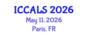 International Conference on Communication and Linguistics Studies (ICCALS) May 11, 2026 - Paris, France International Conference on Communication and Linguistics Studies (ICCALS) May 11, 2026 - Paris, France