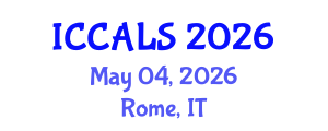 International Conference on Communication and Linguistics Studies (ICCALS) May 04, 2026 - Rome, Italy