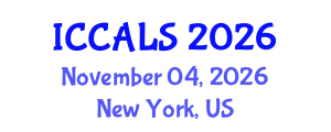 International Conference on Communication and Linguistics Studies (ICCALS) November 04, 2026 - New York, United States