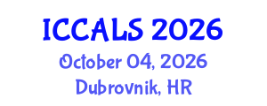 International Conference on Communication and Linguistics Studies (ICCALS) October 04, 2026 - Dubrovnik, Croatia International Conference on Communication and Linguistics Studies (ICCALS) October 04, 2026 - Dubrovnik, Croatia