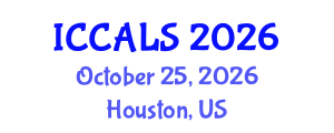 International Conference on Communication and Linguistics Studies (ICCALS) October 25, 2026 - Houston, United States International Conference on Communication and Linguistics Studies (ICCALS) October 25, 2026 - Houston, United States
