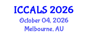 International Conference on Communication and Linguistics Studies (ICCALS) October 04, 2026 - Melbourne, Australia International Conference on Communication and Linguistics Studies (ICCALS) October 04, 2026 - Melbourne, Australia