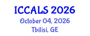 International Conference on Communication and Linguistics Studies (ICCALS) October 04, 2026 - Tbilisi, Georgia International Conference on Communication and Linguistics Studies (ICCALS) October 04, 2026 - Tbilisi, Georgia