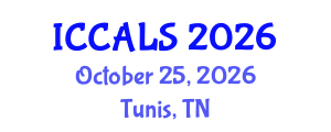 International Conference on Communication and Linguistics Studies (ICCALS) October 25, 2026 - Tunis, Tunisia International Conference on Communication and Linguistics Studies (ICCALS) October 25, 2026 - Tunis, Tunisia