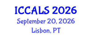 International Conference on Communication and Linguistics Studies (ICCALS) September 20, 2026 - Lisbon, Portugal International Conference on Communication and Linguistics Studies (ICCALS) September 20, 2026 - Lisbon, Portugal