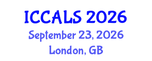International Conference on Communication and Linguistics Studies (ICCALS) September 23, 2026 - London, United Kingdom International Conference on Communication and Linguistics Studies (ICCALS) September 23, 2026 - London, United Kingdom