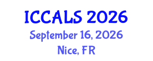 International Conference on Communication and Linguistics Studies (ICCALS) September 16, 2026 - Nice, France International Conference on Communication and Linguistics Studies (ICCALS) September 16, 2026 - Nice, France