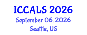 International Conference on Communication and Linguistics Studies (ICCALS) September 06, 2026 - Seattle, United States International Conference on Communication and Linguistics Studies (ICCALS) September 06, 2026 - Seattle, United States