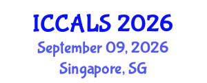 International Conference on Communication and Linguistics Studies (ICCALS) September 09, 2026 - Singapore, Singapore International Conference on Communication and Linguistics Studies (ICCALS) September 09, 2026 - Singapore, Singapore
