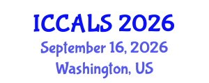 International Conference on Communication and Linguistics Studies (ICCALS) September 16, 2026 - Washington, United States International Conference on Communication and Linguistics Studies (ICCALS) September 16, 2026 - Washington, United States