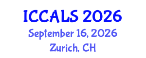 International Conference on Communication and Linguistics Studies (ICCALS) September 16, 2026 - Zurich, Switzerland International Conference on Communication and Linguistics Studies (ICCALS) September 16, 2026 - Zurich, Switzerland