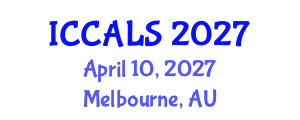 International Conference on Communication and Linguistics Studies (ICCALS) April 10, 2027 - Melbourne, Australia International Conference on Communication and Linguistics Studies (ICCALS) April 10, 2027 - Melbourne, Australia