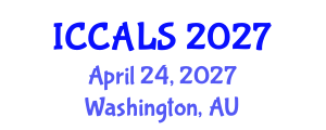 International Conference on Communication and Linguistics Studies (ICCALS) April 24, 2027 - Washington, Australia International Conference on Communication and Linguistics Studies (ICCALS) April 24, 2027 - Washington, Australia