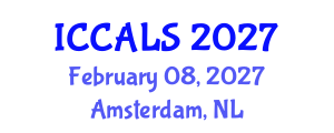 International Conference on Communication and Linguistics Studies (ICCALS) February 08, 2027 - Amsterdam, Netherlands International Conference on Communication and Linguistics Studies (ICCALS) February 08, 2027 - Amsterdam, Netherlands