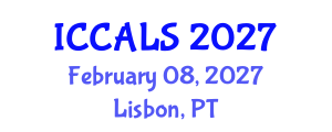 International Conference on Communication and Linguistics Studies (ICCALS) February 08, 2027 - Lisbon, Portugal International Conference on Communication and Linguistics Studies (ICCALS) February 08, 2027 - Lisbon, Portugal