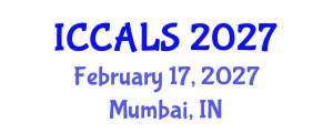International Conference on Communication and Linguistics Studies (ICCALS) February 17, 2027 - Mumbai, India International Conference on Communication and Linguistics Studies (ICCALS) February 17, 2027 - Mumbai, India