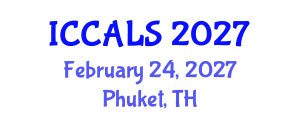 International Conference on Communication and Linguistics Studies (ICCALS) February 24, 2027 - Phuket, Thailand International Conference on Communication and Linguistics Studies (ICCALS) February 24, 2027 - Phuket, Thailand
