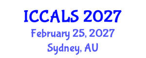 International Conference on Communication and Linguistics Studies (ICCALS) February 25, 2027 - Sydney, Australia International Conference on Communication and Linguistics Studies (ICCALS) February 25, 2027 - Sydney, Australia