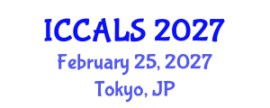 International Conference on Communication and Linguistics Studies (ICCALS) February 25, 2027 - Tokyo, Japan International Conference on Communication and Linguistics Studies (ICCALS) February 25, 2027 - Tokyo, Japan
