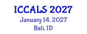 International Conference on Communication and Linguistics Studies (ICCALS) January 14, 2027 - Bali, Indonesia International Conference on Communication and Linguistics Studies (ICCALS) January 14, 2027 - Bali, Indonesia