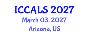 International Conference on Communication and Linguistics Studies (ICCALS) March 03, 2027 - Arizona, United States International Conference on Communication and Linguistics Studies (ICCALS) March 03, 2027 - Arizona, United States