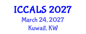 International Conference on Communication and Linguistics Studies (ICCALS) March 24, 2027 - Kuwait, Kuwait International Conference on Communication and Linguistics Studies (ICCALS) March 24, 2027 - Kuwait, Kuwait