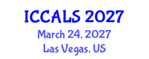 International Conference on Communication and Linguistics Studies (ICCALS) March 24, 2027 - Las Vegas, United States International Conference on Communication and Linguistics Studies (ICCALS) March 24, 2027 - Las Vegas, United States
