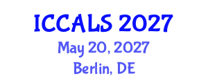 International Conference on Communication and Linguistics Studies (ICCALS) May 20, 2027 - Berlin, Germany International Conference on Communication and Linguistics Studies (ICCALS) May 20, 2027 - Berlin, Germany