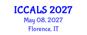 International Conference on Communication and Linguistics Studies (ICCALS) May 08, 2027 - Florence, Italy International Conference on Communication and Linguistics Studies (ICCALS) May 08, 2027 - Florence, Italy