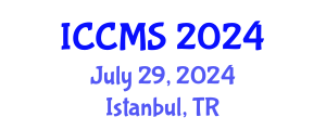 International Conference on Communication and Media Studies (ICCMS) July 29, 2024 - Istanbul, Turkey