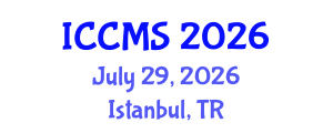 International Conference on Communication and Media Studies (ICCMS) July 29, 2026 - Istanbul, Turkey