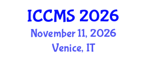 International Conference on Communication and Media Studies (ICCMS) November 11, 2026 - Venice, Italy