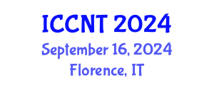 International Conference on Communication and Network Technology (ICCNT) September 16, 2024 - Florence, Italy