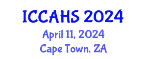International Conference on Communication, Arts and Human Sciences (ICCAHS) April 11, 2024 - Cape Town, South Africa