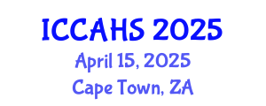 International Conference on Communication, Arts and Human Sciences (ICCAHS) April 15, 2025 - Cape Town, South Africa