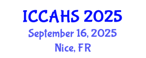 International Conference on Communication, Arts and Human Sciences (ICCAHS) September 16, 2025 - Nice, France