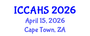 International Conference on Communication, Arts and Human Sciences (ICCAHS) April 15, 2026 - Cape Town, South Africa