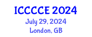 International Conference on Communication, Control and Computer Engineering (ICCCCE) July 29, 2024 - London, United Kingdom