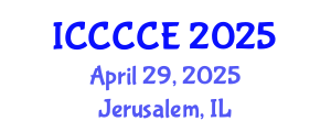 International Conference on Communication, Control and Computer Engineering (ICCCCE) April 29, 2025 - Jerusalem, Israel