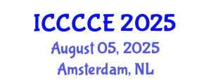 International Conference on Communication, Control and Computer Engineering (ICCCCE) August 05, 2025 - Amsterdam, Netherlands