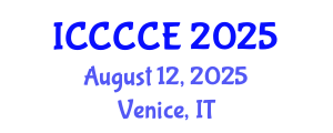International Conference on Communication, Control and Computer Engineering (ICCCCE) August 12, 2025 - Venice, Italy